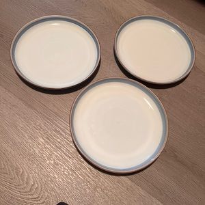 Set Of 3 Denby Blue salad plate 8 7/8"